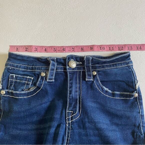 Fire & Rain Denim Jeans Women’s Size 3 Bootcut Dark Wash Embroidered Pocket - Picture 10 of 13